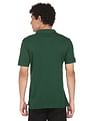 Flying Machine Printed Collar Applique Logo Polo Shirt