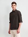 Arrow Sport Tailored Fit Herringbone Shirt