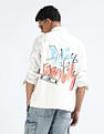 Flying Machine Spread Collar Denim Shirt