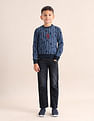 U.S. Polo Assn. Kids Boys Brand Printed Regular Fit Sweatshirt