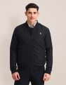 U.S. Polo Assn. Regular Fit Striped Bomber Jacket