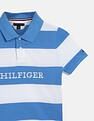 Tommy Hilfiger Kids Boys Multi Colorblock-Striped T-shirt for Fun Look