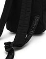 Tommy Hilfiger Solid Black Polyester Backpacks