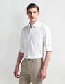Arrow Manhattan Slim Self-design Dobby Shirt