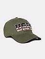 U.S. Polo Assn. Green Brand Applique Panelled Cap