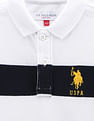U.S. Polo Assn. Kids Cotton Horizontal Striped Polo Shirt
