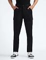 Flying Machine Mid Rise Slim Fit Cargo Pants