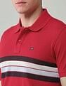 Arrow Sport Horizontal Striped Regular Fit Polo Shirt