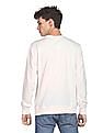 Aeropostale Men White Crew Neck Printed Sweatshirt