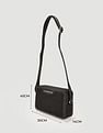 Tommy Hilfiger Printed Black Polyester Sling Bags