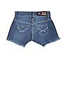 U.S. Polo Assn. Kids Mid Rise Whiskered Denim Shorts