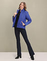 U.S. Polo Assn. Women High Neck Solid Padded Jacket