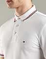 Tommy Hilfiger Solid Slim-Fit Cotton Polo T-Shirt
