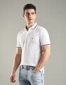 Tommy Hilfiger Solid Slim-Fit Cotton Polo T-Shirt