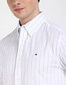 Tommy Hilfiger Striped Regular-Fit Cotton Shirt