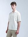Flying Machine Grid Tattersall Checked Digitopia Oversized Shirt