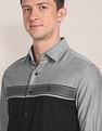 U.S. Polo Assn. Colour Block Cotton Tailored Shirt