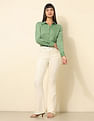 U.S. Polo Assn. Women Satin Solid Shirt