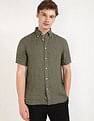 Tommy Hilfiger Solid Regular-Fit Linen Shirt