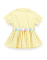 U.S. Polo Assn. Kids Girls Peter Pan Collar Oxford Dress