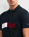 Arrow Sport Colour Block Cotton Polo Shirt