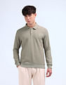 Flying Machine Relaxed Fit Ribbed Polo Shirt