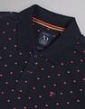 AD by Arvind Geometric Print COOL-IT Real Deal Polo Shirt
