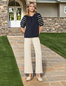 U.S. Polo Assn. Women Ric-Rac Pure Cotton Top