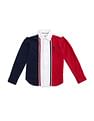 U.S. Polo Assn. Kids Boys Regular Fit Colour Blocked Shirt
