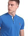 U.S. Polo Assn. Heathered Henley T-Shirt