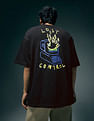 Flying Machine Graphic Printed Oversized Fit T-Shirt