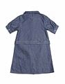 U.S. Polo Assn. Kids Girls Solid Denim Shirt Dress