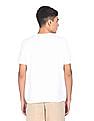 Aeropostale Men White Crew Neck Graphic Print T-Shirt