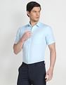 Arrow Short Sleeve Self Design Formal Shirt