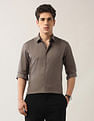Arrow Newyork Textured Brooklyn Ultra Slim Fit Shirt
