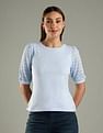 Tommy Hilfiger Cut-Work Slim-Fit Cotton T-Shirt
