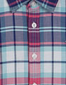 Tommy Hilfiger Kids Spread Collar Checked Oxford Shirt