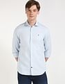 Tommy Hilfiger Solid Slim-Fit Cotton Shirt