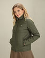 U.S. Polo Assn. Women High Neck Solid Puffer Jacket