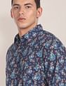 U.S. Polo Assn. Spread Collar Floral Print Casual Shirt