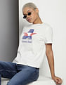 Tommy Hilfiger Retro Sport Print Cotton T-Shirt