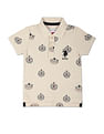 U.S. Polo Assn. Kids Brand Print Cotton Polo Shirt