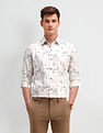 Arrow Newyork Slim Fit All-Over Pattern Shirt