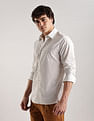 Calvin Klein Jeans Solid Slim Fit Poplin Woven Shirt