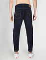 Flying Machine Stone Wash Slash Slim Tapered Fit Jeans