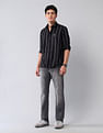 U.S. Polo Assn. Denim Co. Vertical Striped Dobby Shirt