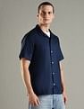 Tommy Hilfiger Solid Regular Fit Cotton Shirt