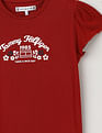 Tommy Hilfiger Kids Girls Girl Flower Puff Print T-Shirt