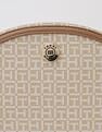 Tommy Hilfiger Logo Beige Pvc Sling Bag