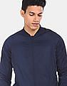 Flying Machine Raglan Sleeve Solid Bomber Jacket